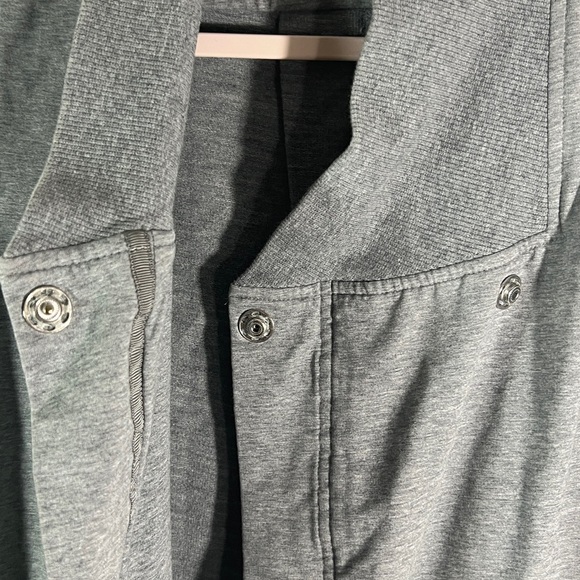 Lululemon Belle Wrap women’s Sz 4 Jacket heathered gray French Terry fabric - Picture 6 of 9